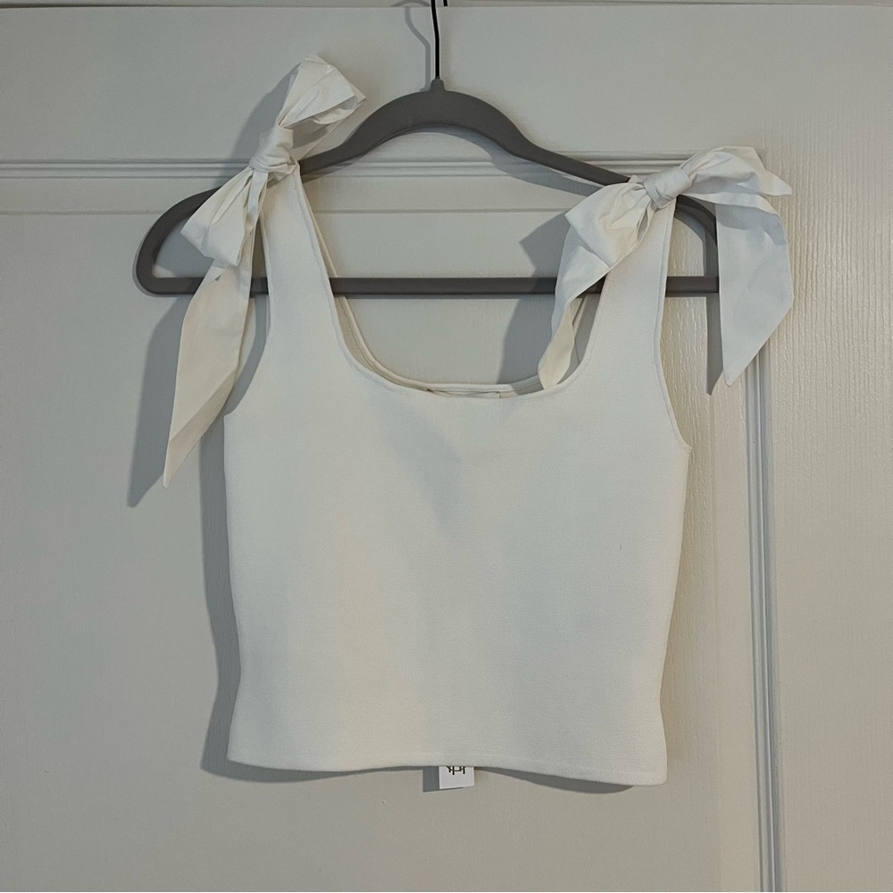 House of Harlow bow strap tank